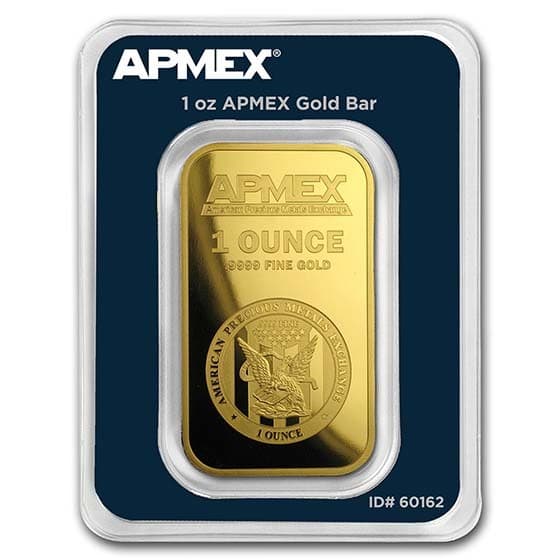 1 oz .9999 Gold Bar by APMEX (In TEP Package) product image