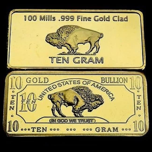 Superb 10 Gram 100 Mills .999 Fine Gold Collector Bar product image