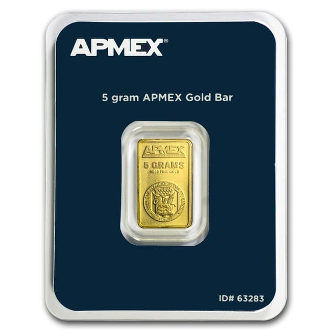 5 gram Gold Bar - APMEX (TEP) product image