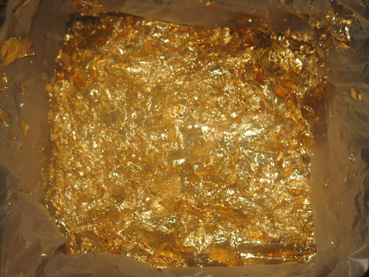 1000 Grams 1 KILO of HUGE Gold Leaf! In Bag! Ships Free! Best Price! product image