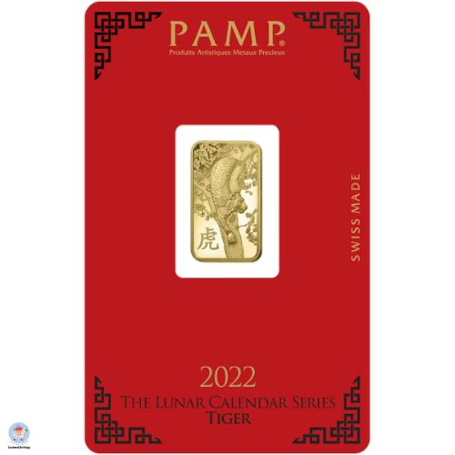 Lunar Tiger 5g Gold Minted Bar – 24ct 999.9 Fine Gold Collectible product image